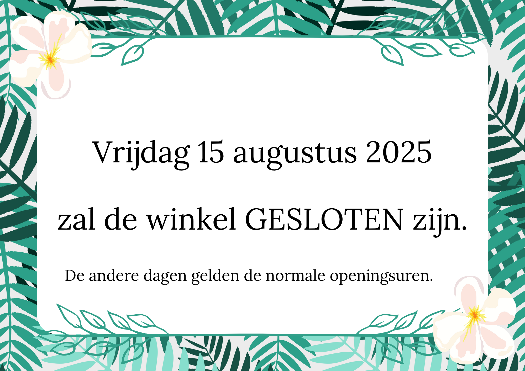 15 augustus