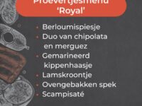 Proevertjesmenu 'Royal'