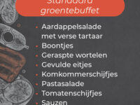 Standaard groentebuffet