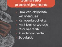 Standaard proevertjesmenu