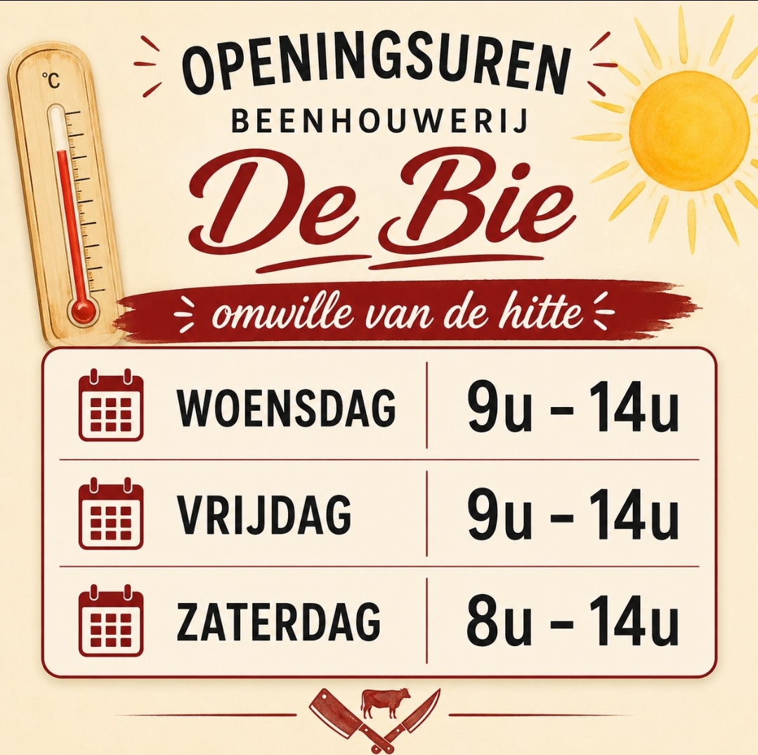 Aangepaste openingsuren