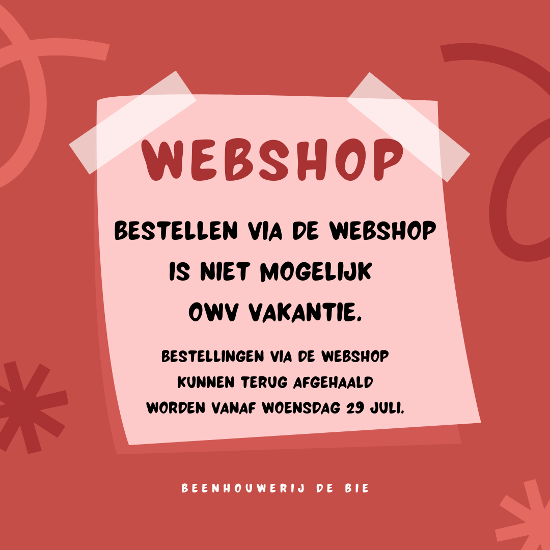 Bestellen via de webshop